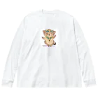 ハワイライフのアロハねこ Big Long Sleeve T-Shirt