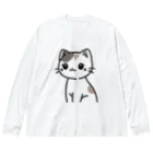 チェリモヤのみけねこ ビッグシルエットロングスリーブTシャツ