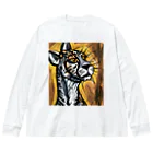 Ppit8の野生の猫 Big Long Sleeve T-Shirt