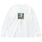 mi305090509_のほっこりまんまるちびモンスター Big Long Sleeve T-Shirt