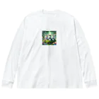 miechan-rn1974のメルヘンチックなかわいいウサギです。フリーサイズです。 Big Long Sleeve T-Shirt