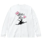 Saori_k_cutpaper_artのBallet Lovers Ballerina Big Long Sleeve T-Shirt