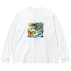 momonekokoの異世界の戦い Big Long Sleeve T-Shirt