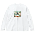 SaBATaNのほのぼのロボ3 Big Long Sleeve T-Shirt