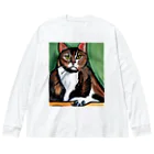 Ppit8のどっしりかまえる猫ちゃん Big Long Sleeve T-Shirt