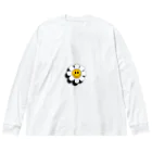 8890のスマイルフラワー Big Long Sleeve T-Shirt