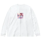 yukatagirlsの「あの人、まだかなあ？」 Big Long Sleeve T-Shirt