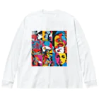 8890のポップアート Big Long Sleeve T-Shirt