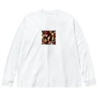 AQUAMETAVERSEのバラに囲まれた少女　美佐子 3320 Big Long Sleeve T-Shirt