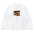 ねむねこのお店のおやすみねこ Big Long Sleeve T-Shirt