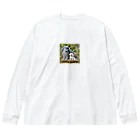 hachitaroのフレミッシュジャイアントとビションフリーゼ Big Long Sleeve T-Shirt