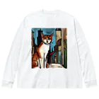 Ppit8の明け方の路地で Big Long Sleeve T-Shirt