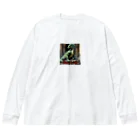 nkbg50のモンスターシリーズ（リアル）：Basilisk Big Long Sleeve T-Shirt