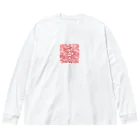 オンラインショップイエローリーフの桃色の花びら綺麗 ビッグシルエットロングスリーブTシャツ