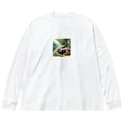 Tunakon_bのお昼寝カワウソ Big Long Sleeve T-Shirt