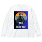 SaBATaNのSWAT シルバーウルフ1 Big Long Sleeve T-Shirt