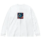 yanrokuのTORI4 ビッグシルエットロングスリーブTシャツ