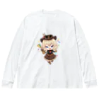 NO MAGIC RELIC HUNTERのNO MAGIC RELIC HUNTER #セレニウム ちゃんお祝い Big Long Sleeve T-Shirt