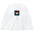 ココナッツアイランド©️のジンベイザメ Big Long Sleeve T-Shirt