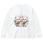 チェリモヤのねこコーラス 12 Big Long Sleeve T-Shirt