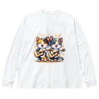 チェリモヤのねこコーラス 13 Big Long Sleeve T-Shirt