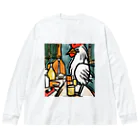 Ppit8のにわとりさん朝ごはんを食べる！ Big Long Sleeve T-Shirt