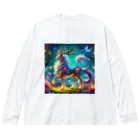 ハッピーハッピープラザ！のユニコーン Big Long Sleeve T-Shirt