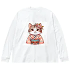 sophie138の舞妓ネコおにゃん Big Long Sleeve T-Shirt