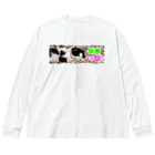 てこパカ🍀(tecopaca) の咲顔ちゃこ Big Long Sleeve T-Shirt