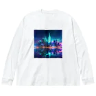 Mysycaの海辺の都市F Big Long Sleeve T-Shirt