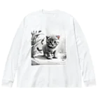 KONEKO_NEKOの子猫の散歩 Big Long Sleeve T-Shirt