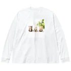 kumamia（くまみあ）のくまの３兄弟（ぱんだん） Big Long Sleeve T-Shirt