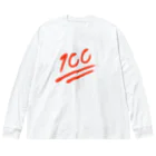 kimchinの100点 ビッグシルエットロングスリーブTシャツ