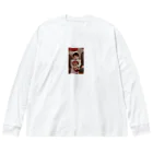 エイウの昭和・家族写真の女児 Big Long Sleeve T-Shirt