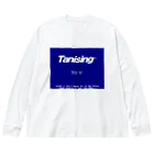 田螺_tanisiのtanising_point ビッグシルエットロングスリーブTシャツ