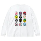 LUCHAのMASKMAN TWELVE DOS ビッグシルエットロングスリーブTシャツ