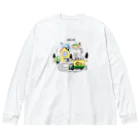 THE DOUBUTSU-ZOO SHOPのどうぶつーズ引っ越しセンタ ビッグシルエットロングスリーブTシャツ