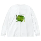 水草の藻１ ビッグシルエットロングスリーブTシャツ