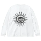 MANDALA MADARAの太陽 ビッグシルエットロングスリーブTシャツ