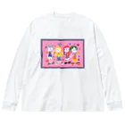 穏やかな日常のgirl4 ビッグシルエットロングスリーブTシャツ