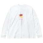 Loysa_Suunnitteluのぷりん。 ビッグシルエットロングスリーブTシャツ