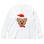 brilliantのクリスマスベア ビッグシルエットロングスリーブTシャツ