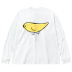 まめるりはことりのとことこセキセイインコルチノーちゃん【まめるりはことり】 Big Long Sleeve T-Shirt