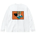 ぷっちのくろねこレグとかいぬしさん Big Long Sleeve T-Shirt