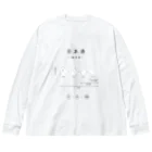 Medusasの日本酒〜純米酒ver〜 ビッグシルエットロングスリーブTシャツ