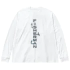 ryoheitatsunokiのFISHERMANシリーズ Big Long Sleeve T-Shirt