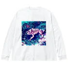 Fantastic FrogのFantastic Frog -Wild Version- Big Long Sleeve T-Shirt