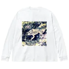 Fantastic FrogのFantastic Frog -Edo Ukiyoe Version- Big Long Sleeve T-Shirt