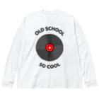 gemgemshopのOLD SCHOOL, SO COOL ビッグシルエットロングスリーブTシャツ