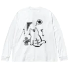 気ままに創作　よろず堂のどんよりねこ Big Long Sleeve T-Shirt